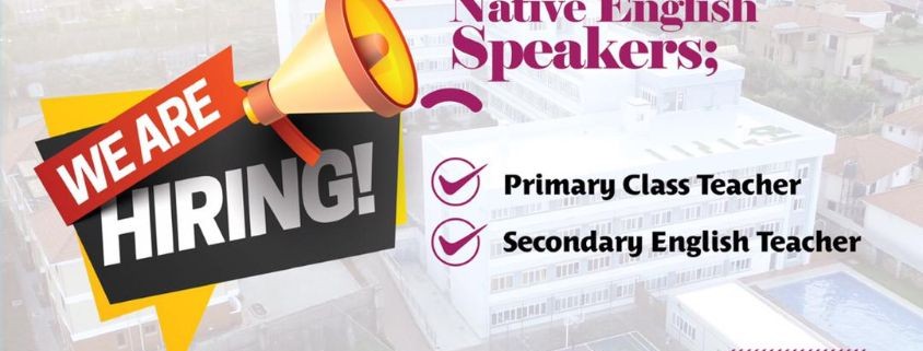 Job Post Banner Primary Class Teacher